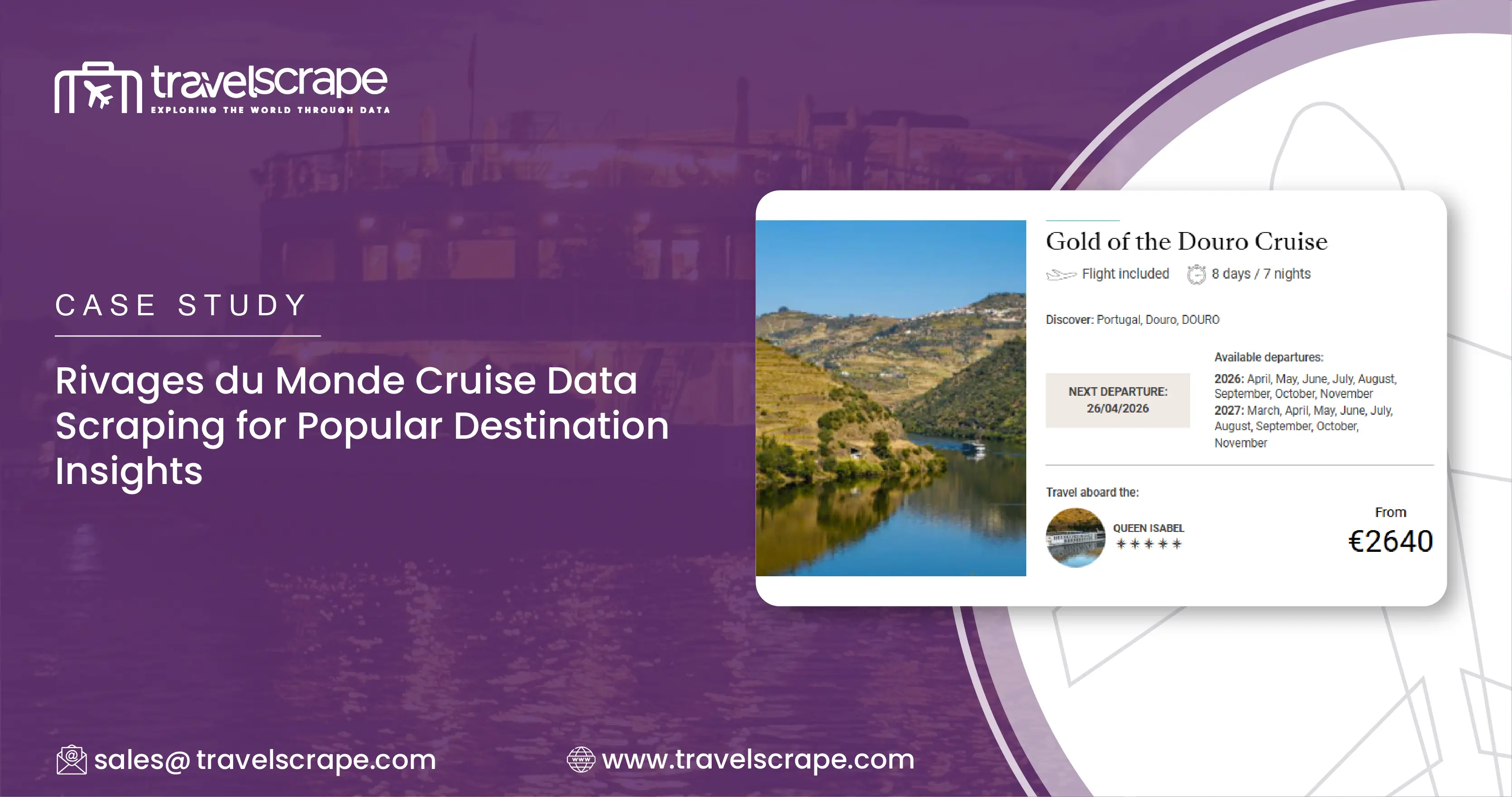 Leverage Rivages du Monde Cruise Data Scraping